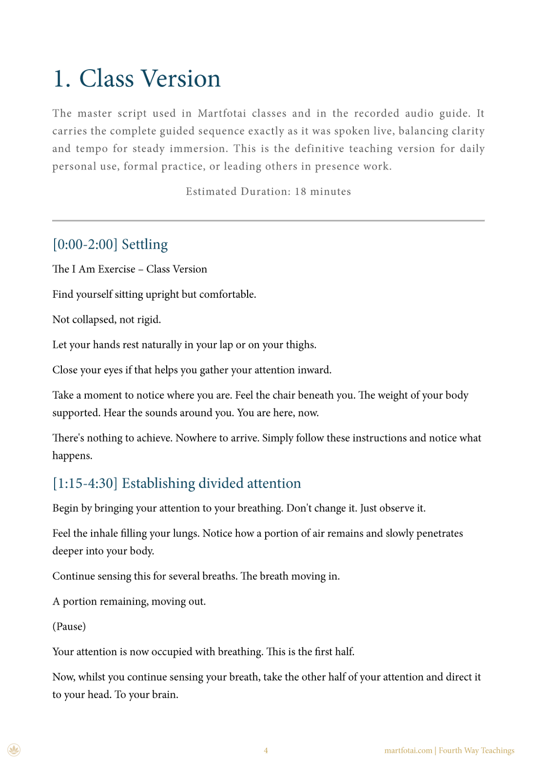 Martfotai Exercise Pack - The "I AM" Exercise - Image 5