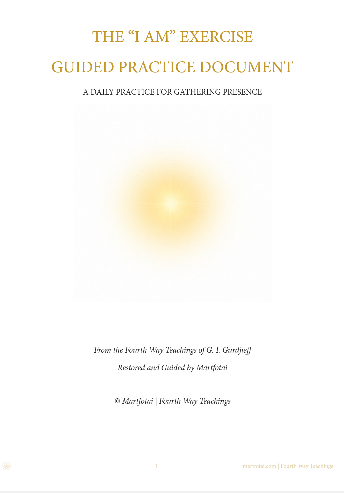 Martfotai Exercise Pack - The "I AM" Exercise - Image 2